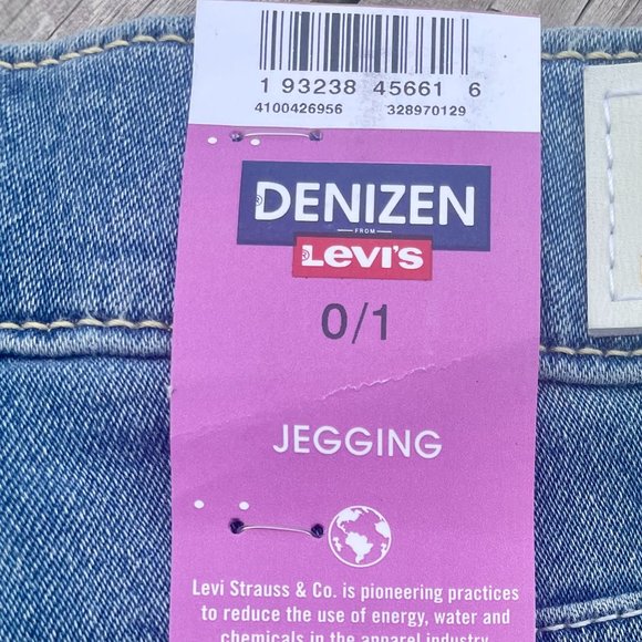 Denizen by Levi's Medium Wash Jeggings S0/1(W25) - Picture 4 of 8